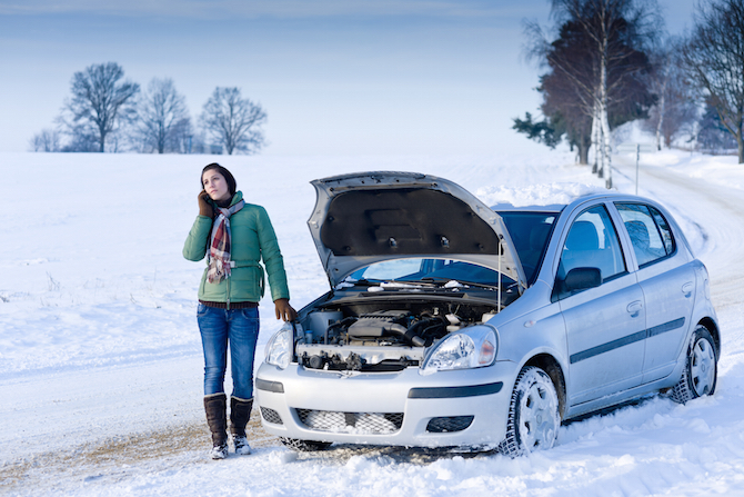 مشاكل السيارات في الشتاء