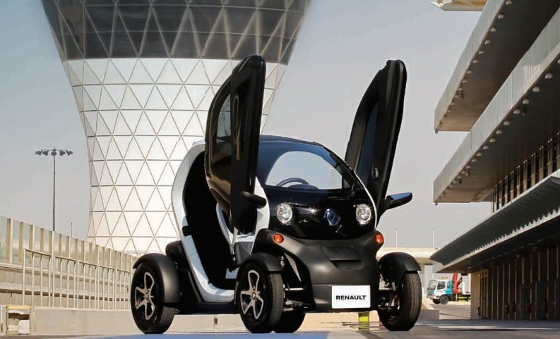 رينو تويزي أصغر سيارة كهربائية في العالم