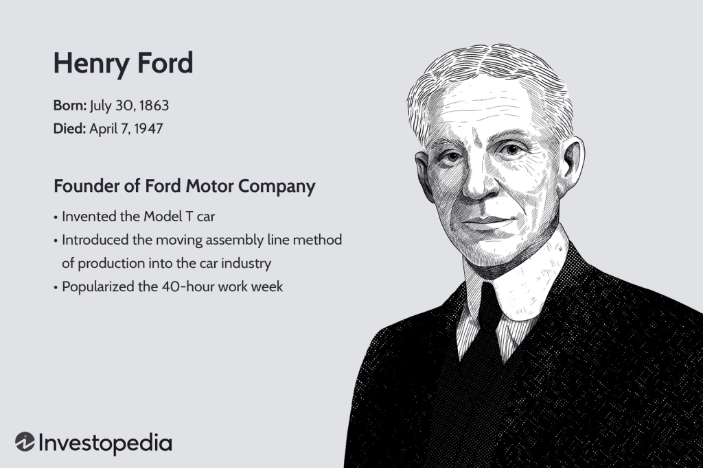 هنري فورد الاسم الكبير في تاريخ الصناعة