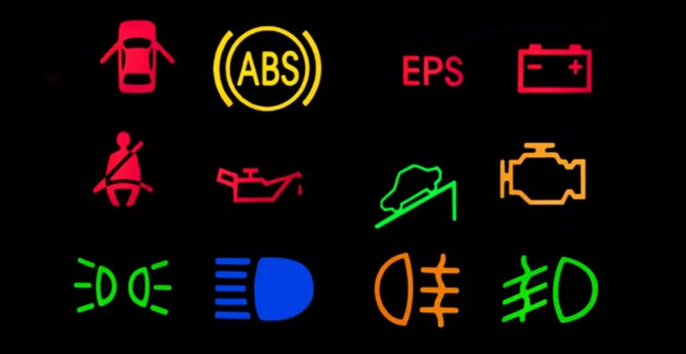 علامات طبلون السيارة ومعانيها وألوانها والقائمة الكاملة
