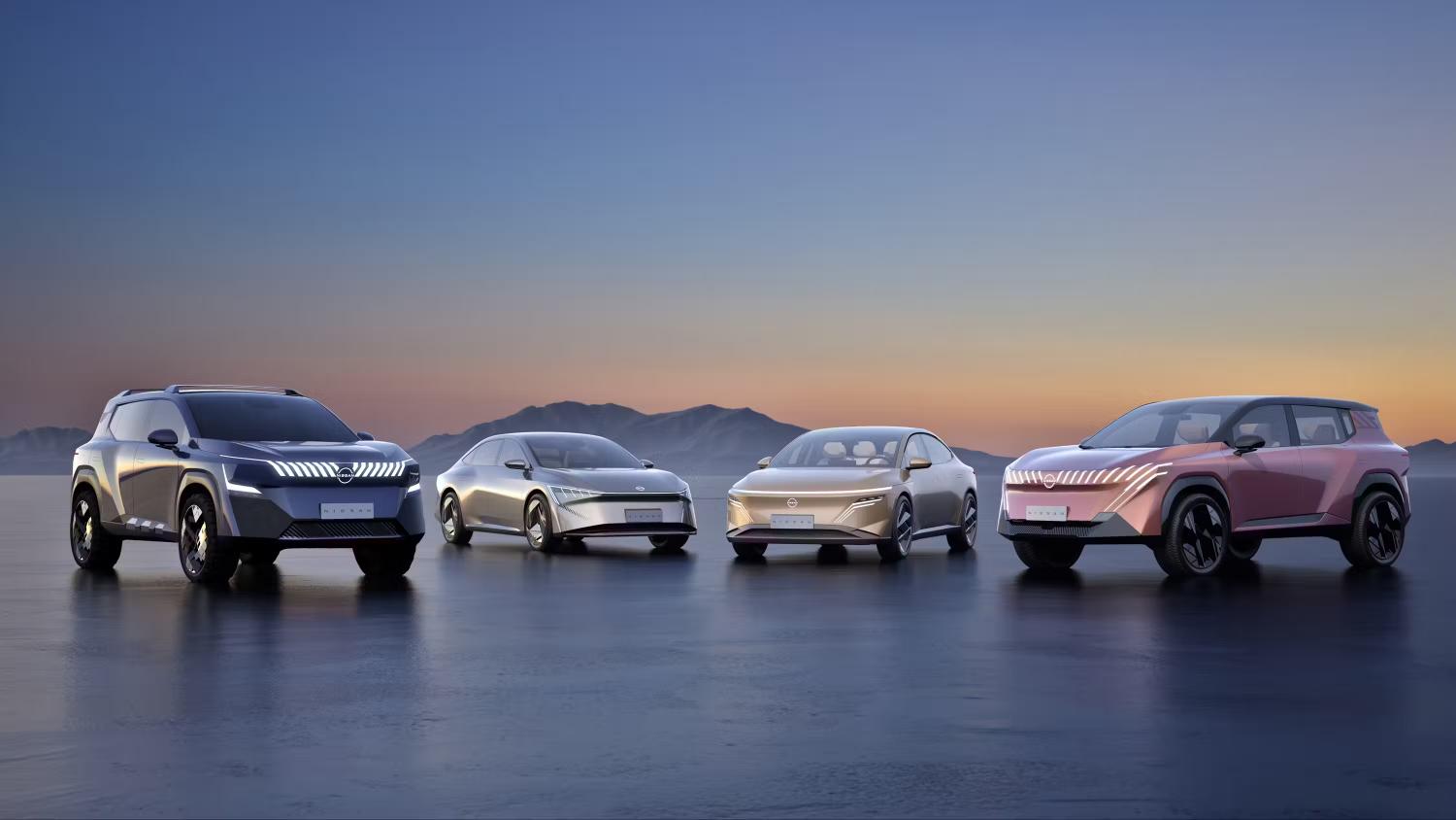 نيسان تكشف عن 4 نماذج كهربائية جديدة في معرض السيارات الصيني